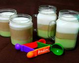 Foto langkah ke 10 dari resep Silky Pudding 3 Lapis Super Mirip Puyo.