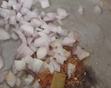 A picture of step 1 of Pumpkin,carrot and lentils soup.