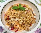 Gambar langkah 6 resipi 👩🍳Spaghetti Aglio Olio.