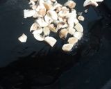 A picture of step 1 of Cheesy veg open sandwich.