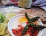 Une image de l'étape 3 de Œuf cocotte asperge soumaintrain.