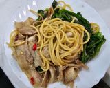 和風味噌五花肉義大利麵的食譜步驟7照片
