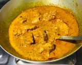 A picture of step 9 of Bengali: Till-Kasundi Murgi or Chicken Curry in the Sesame-Mu.