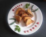 A picture of step 5 of Stuffed crispy pakoda.