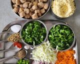 A picture of step 1 of Crispy Protein-Rich Soya-Veggie Pakora.
