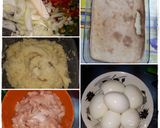 Foto del paso 1 de la receta: Pastel de papa y pollo con base crujiente