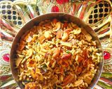 A picture of step 4 of Bhajak Poha Chivda.