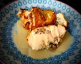 Une image de l'étape 14 de Suprêmes de poulet farcis, sauce au Layon.
