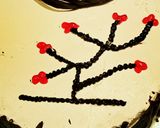 A picture of step 3 of 3 colour Coffee cake.