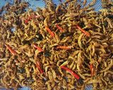 Hình bước làm 9 của món Khô gà lá chanh