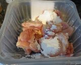 A picture of step 2 of Grilled chicken with garlic miso.