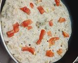 A picture of step 2 of Veggies Ragi uttapam.