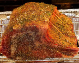 A picture of step 1 of Mike's Prime Rib Po' Boys.