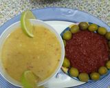 A picture of step 2 of Lentil Soup with Pomegranate Molasses and Olives.