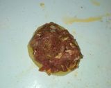 A picture of step 3 of Meat stuffed potato pakora.