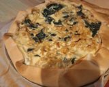 Une image de l'étape 3 de Tarte oignon épinard.