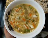 ভেজিটেবল নুডুলস্ স্যুপ(Vegetable noodles soup recipe in bengali) রেসিপি ধাপ - 4 ছবি