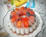 Foto langkah ke 6 dari resep Puding Lapis Santan Pepaya.