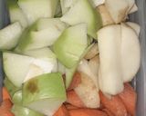 A picture of step 6 of Garlic Chicken Thighs with Mixed Vegetables.