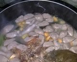 Foto langkah ke 7 dari resep SOP ceker + bakso.