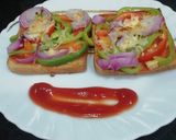 A picture of step 5 of Open Sandwich.
