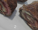 Foto del paso 6 de la receta: Rollitos de ternera con jamón y queso