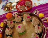 A picture of step 10 of Caramel Apple Modak.