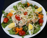 Foto del paso 5 de la receta: Bol de ensalada con camarones al ajillo