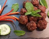 รูปขั้นตอนการทำที่ 8 ของ ลาบหมูทอด Thai Laab Meatballs