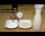 A picture of step 1 of Fruit custard.