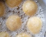 A picture of step 3 of Irish potatoes buns.