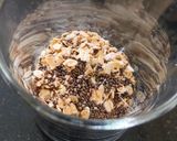 A picture of step 2 of Mango Coconut Overnight Oats.