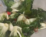 Foto langkah ke 2 dari resep Tumis Nai Bai a.k.a Curly Dwarf Pakchoi.
