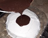 A picture of step 7 of Çhocolate Çrepes Çake with Çoffee.