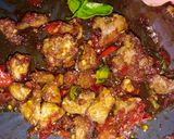 Foto langkah ke 7 dari resep Tumis daging kambing pedas daun jeruk.
