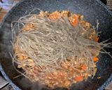 A picture of step 8 of Thai Basil Glass Noodles With Beef.