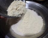 A picture of step 1 of Chana dal poori.
