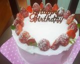 รูปขั้นตอนการทำที่ 4 ของ สตอเบอรี่ช็อตเค้ก🍓🎂