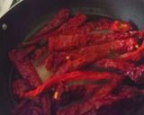A picture of step 2 of Schezwan Sauce.