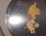 A picture of step 8 of Kesariya coconut stuffed modak.