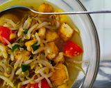 Foto langkah ke 7 dari resep Tumis toge tahu kuah.