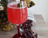 Une image de l'étape 7 de Jus ananas hibiscus.