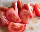 Hình bước làm 1 của món 🌱 Cải Xoong Xào Cà Chua (Vegan)