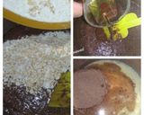 Foto langkah ke 2 dari resep Brownies Kukus Oat.