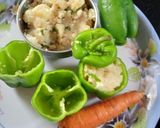 A picture of step 7 of Special Capsicum Stuffed with Potato.