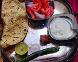 A picture of step 10 of Homestyle vegetarian plate meals.