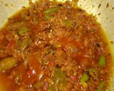 A picture of step 2 of Chicken Tikka biryani & crispy chicken pieces.