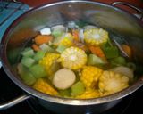 Hình bước làm 3 của món Canh rau củ chay