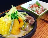 Foto del paso 12 de la receta: Cazuela de carne 🍖 acompañado de pebre chileno 🇨🇱