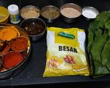 A picture of step 2 of Crispy Aadu Vadi.